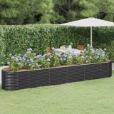 vidaXL Strat &icirc;nălțat grădină 440x80x68 cm oțel vopsit electrostatic