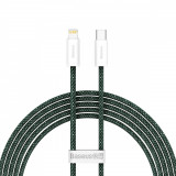 Cablu De &icirc;ncărcare Rapidă Baseus Dynamic 2 Series USB-C - Lightning 20W 480Mbps 2m Verde CALD040306