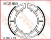Set saboti frana (ferodo) spate TRW MCS959 - Suzuki LT-A 400 Kingquad - VL - VS 600-750-800 Intruder - VZ 800 Marauder