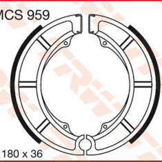 Set saboti frana (ferodo) spate TRW MCS959 - Suzuki LT-A 400 Kingquad - VL - VS 600-750-800 Intruder - VZ 800 Marauder