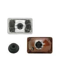 Far Audi 200; 1977-1984; Mitsubishi L300 1990-1993, tip bec H4+T4W; 106x165mm rectangular cu bec de pozitie, partea stanga= dreapta foto