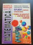 Matematică. Culegere de probleme clasa a V-a. Examen de capacitate. Admitere &icirc;n liceu. Olimpiade - Viorica Elena Cărbunaru