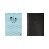 Caiet Design Dots, A5, 48 file, h&acirc;rtie 80g/Mp, copertă carton 300gsm, dictando