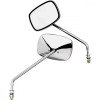 Oglinda Moto Universala Dreptunghiulara M10, Tija Aluminiu 20.5cm, Lentila 89x140mm