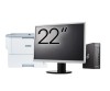 Pachet Calculator Second Hand Fujitsu Esprimo Q958 Mini PC, Intel Core i5-9500 3.00 - 4.40GHz, 8GB DDR4, 256GB SSD + Monitor 22&amp;quot; + Imprimanta Bro, Fujitsu Siemens