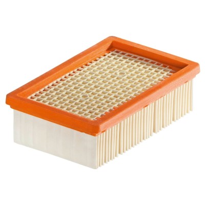 Filtru aspirator, Karcher 2.863-005.0, compatibil cu WD 4 / WD 5 / WD 6, cutat plat, aspirare umed-uscata, 200 x 125 x 60 mm foto