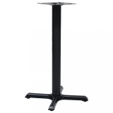 vidaXL Picior de masă Bistro Negru 56x56x72 cm Fontă