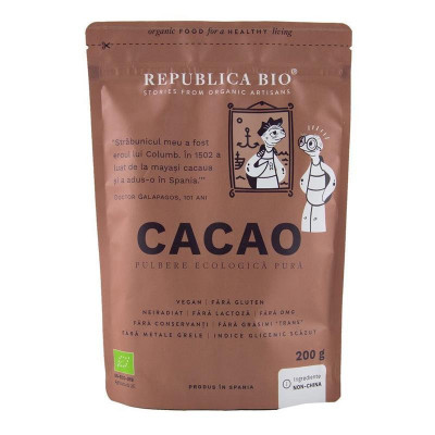 Pudra de Cacao Bio 200gr Republica Bio foto