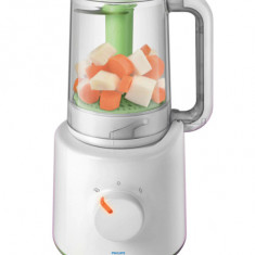 Aparat de gatit cu aburi si blender SCF870/22, Philips Avent