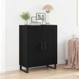 VidaXL Dulap, stejar negru, 69,5x34x90 cm, lemn prelucrat