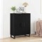 vidaXL Bufet Stejar negru 69.5 x 34 x 90 cm Lemn compozit 862875