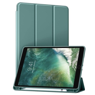Husa pentru iPad Air 10.5 2019 / iPad Pro 10.5 2017 - Techsuit Flex Trifold - Green foto