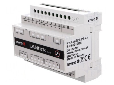Modul Intrare/Ieșire Digitală 1 Port 10-24VDC LAN foto