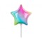 Balon folie model Stea curcubeu 22 cm