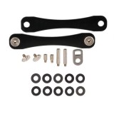 Cumpara ieftin Organizator Chei Aluminiu Negru, Breloc Compact Ajustabil, 6-10 Chei, 8.8cm, Barbati