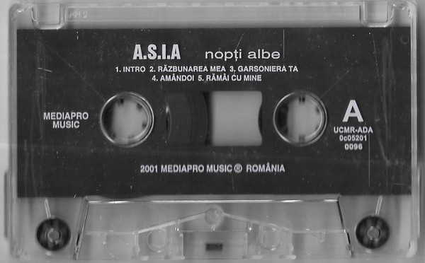 Casetă audio A.S.I.A. &lrm;&ndash; Nopți Albe, originală, fără copertă