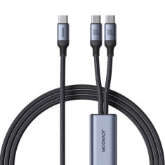 Cablu Incarcare USB-C - USB-C Joyroom SA21-1T2, 100W, 1.5m, Negru foto