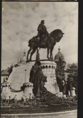 CPIB 21166 CARTE POSTALA - CLUJ, STATUIA LUI MATEI CORVIN foto