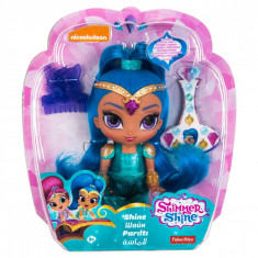 Papusa shimmer shine, 15 cm, +3 ani, albastru foto