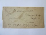 Cumpara ieftin Rară! Scrisoare istorică circulată cu ștampila prefecturii Craiova 1871
