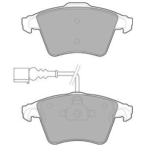 Set placute frana,frana disc SKODA FABIA II Combi (2007 - 2014) KRIEGER 0950006502 foto