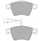 Set placute frana,frana disc SKODA FABIA II Combi (2007 - 2014) KRIEGER 0950006502
