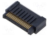 Conector PCB-PCB tată PIN 50 0,8mm ERM8 aurit SMT 1,4A SAMTEC