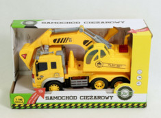 Jucarie Camion cu excavator la scara de 1:16 2903H, Multicolor foto