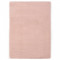 Covor, roz &icirc;nvechit, 160 x 230 cm, blană ecologică de iepure