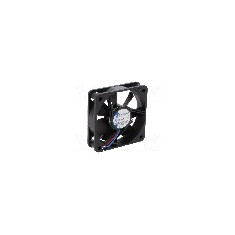 Ventilator 60x60x15mm, 12V DC, volum aer 29m3/h, lagar cu glisare, EBM-PAPST - 612F