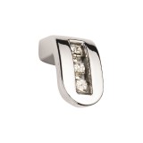 Cumpara ieftin Buton mobila, din metal, cu model, OZS, Nr 1020, crom