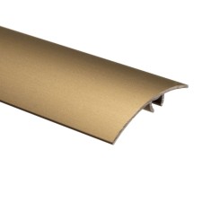 Profil de Trecere cu Functie Dubla cu Surub Ascuns, Aluminiu, 50 mm x 0.9m, Culoare Bronz, Profil Trecere, Profil Trecere Gresie, Profil Trecere Parch foto