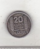 bnk mnd Algeria 20 franci 1949 - colonie franceza