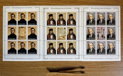 Emisiune comuna Romania - Belgia, Reproduceri de arta, minicoli de 8 timbre si 2 viniete 2004 LP 1657a foto