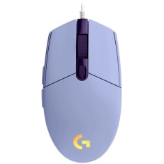 MOUSE LOGITECH, &quot;G102 LIGHTSYNC&quot;, gaming, cu fir, USB, optic, 8000 dpi, butoane/scroll 6/1, iluminare, butoane programabile, violet, &quot;910-005854&quot; (tim
