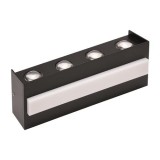 Corp iluminat LED Twist 15W 4200K, finisaj negru, tensiune 85-265V