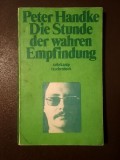 Peter Handke - Die Stunde der wahren Empfindung