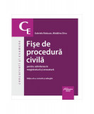 Fișe de procedură civilă pentru admiterea &icirc;n magistratură și avocatură - Paperback brosat - Gabriela Răducan, Mădălina Dinu - Hamangiu