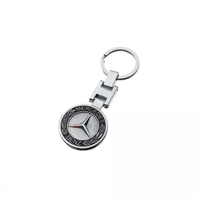 Breloc premium Mercedes 3d cu doua fete, material inox, Magrot 24039 Mercedes foto