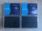 Lot 4 Casete DAT SONY DAT 72 si DDS-2 &ndash; &Icirc;nregistrate o singură dată &ndash; 11