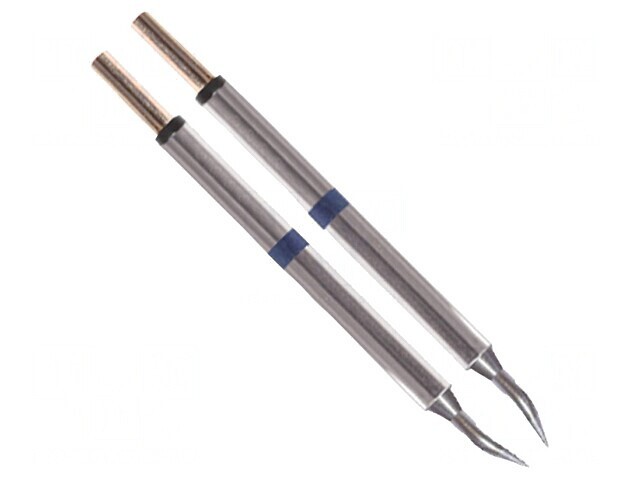 V&acirc;rf conic &icirc;ndoit 0,4mm pentru clești fierbinți 2 bucăți