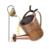 Lampa solara LED alb cald, tip stropitoare, senzor crepuscular, buton ON/OFF, Gardlov