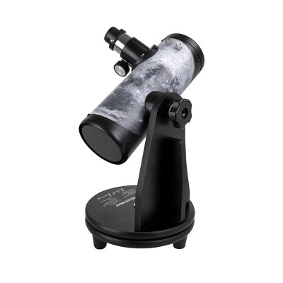 Telescop FirstScope Robert Reeves Celestron, 76 mm, marire 140x, Negru/Gri foto