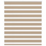 VidaXL Jaluzea tip zebra 135x150 cm lățime țesătură 130,9 cm poliester