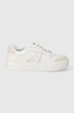 Lacoste sneakers din piele L002 Evo Logo Tongue Leather culoarea alb, 47SFA0055