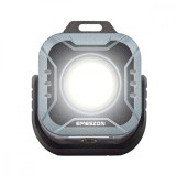 Mini Proiector Lanterna LED Tricolor + Rosu 5.7W, EMESZON&reg;, Strobo, SOS, prindere Magnet, Stativ, Filet 1/4 inch, albastru-negru