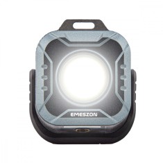 Mini Proiector Lanterna LED Tricolor + Rosu 5.7W, EMESZON&reg;, Strobo, SOS, prindere Magnet, Stativ, Filet 1/4 inch, albastru-negru