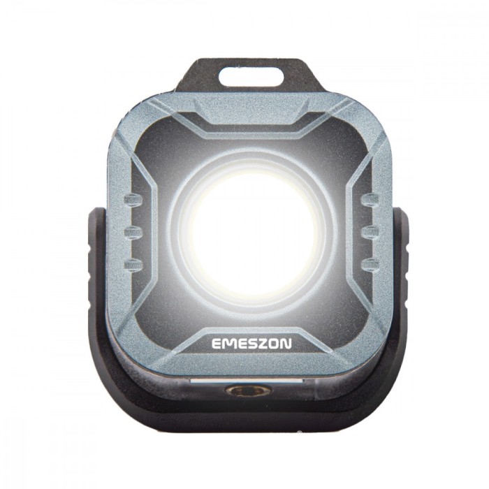 Mini Proiector Lanterna LED Tricolor + Rosu 5.7W, EMESZON&reg;, Strobo, SOS, prindere Magnet, Stativ, Filet 1/4 inch, albastru-negru
