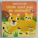 UNDE SUNT PUII DE ANIMALE ? , COLECTIA ' JOACA -TE CU NOI ' , 2020, PREZINTA URME DE UZURA