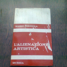 L'Alienazione artistica - Mario Perniola (Arta instrainata)